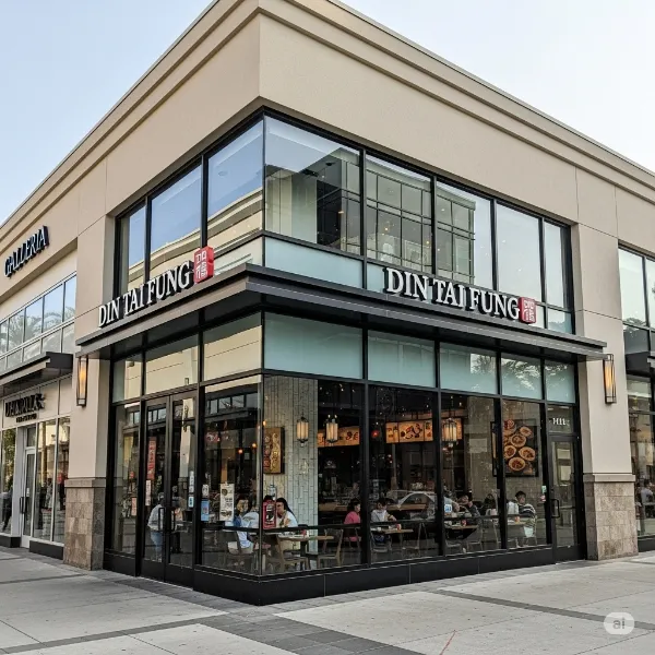 Exterior View of DIN TAI Fung Resturant in Glendale