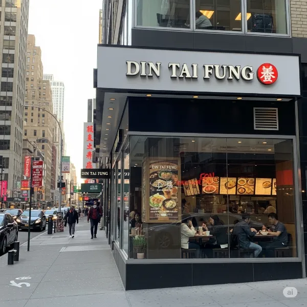 DIN TAI FUNG Exterior View of New York, At Midtown