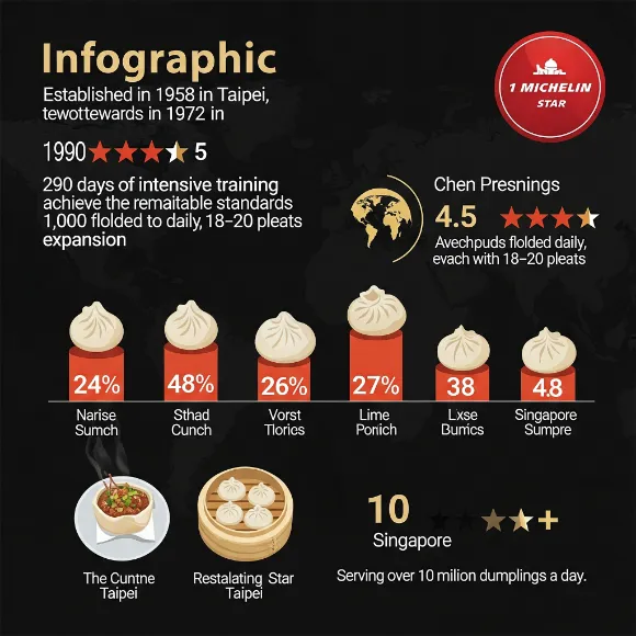 infographic of Overall journey of Resturants and Their DIN TAI FUNG MENU