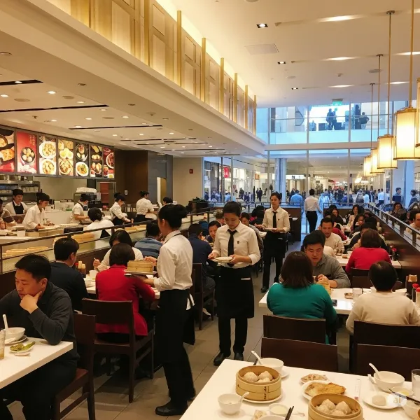 Dining and Interuor View of DIN TAI FUNG California , Torrance At Del Amo Fashion Center