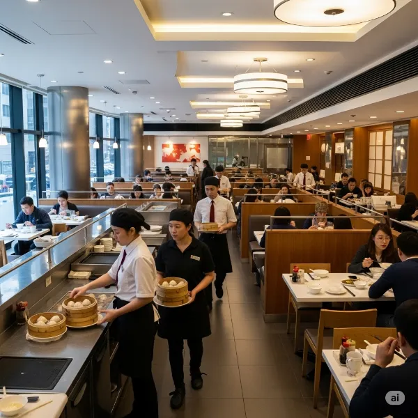 Dining View of DIN TAI FUNG New York, At Midtown