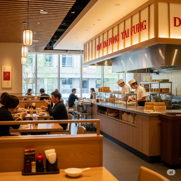 Interior and Dining View of Washington, Seattle At Pacific Place