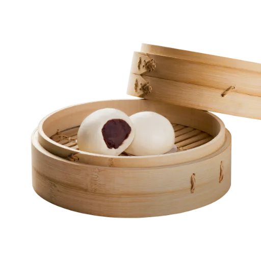 Red Bean Buns are placed in a gift box