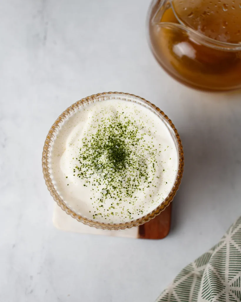 Top View of Sea Salt Cream Iced Teas